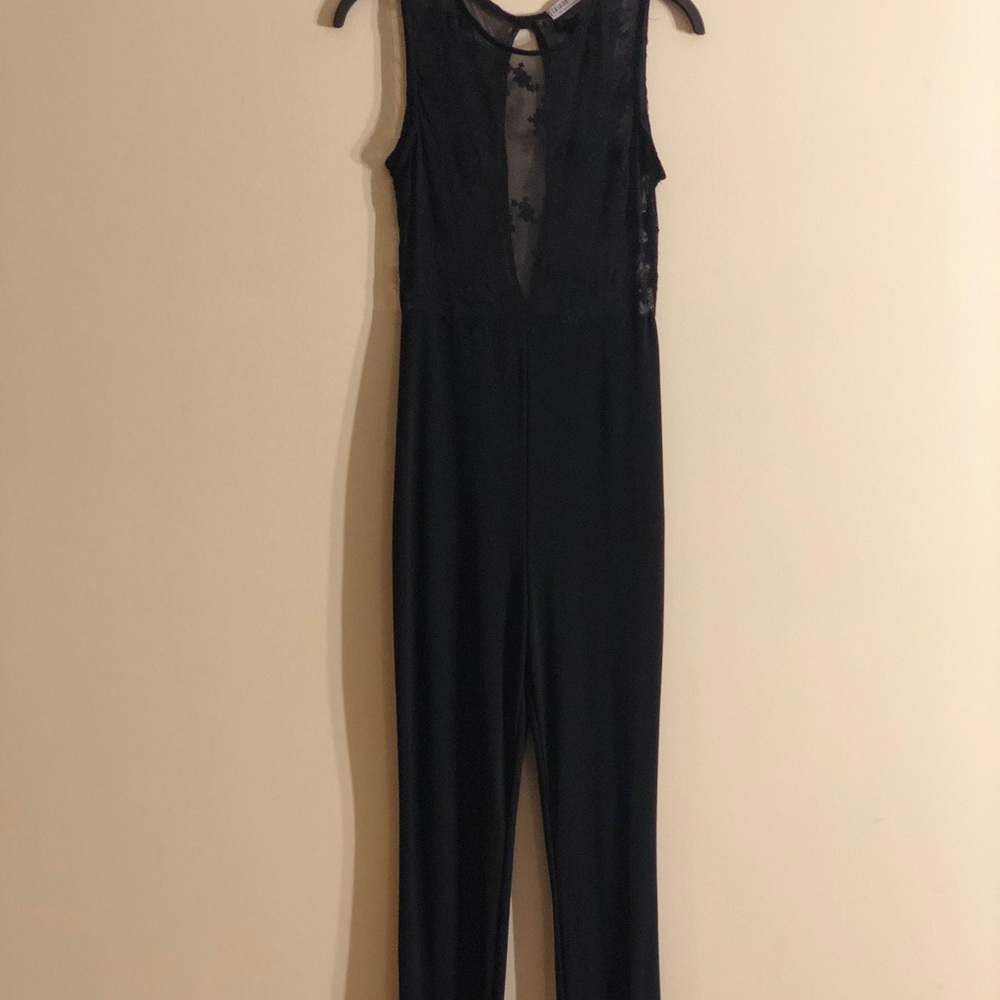 Fashion Nova Mesh Jumpsuit